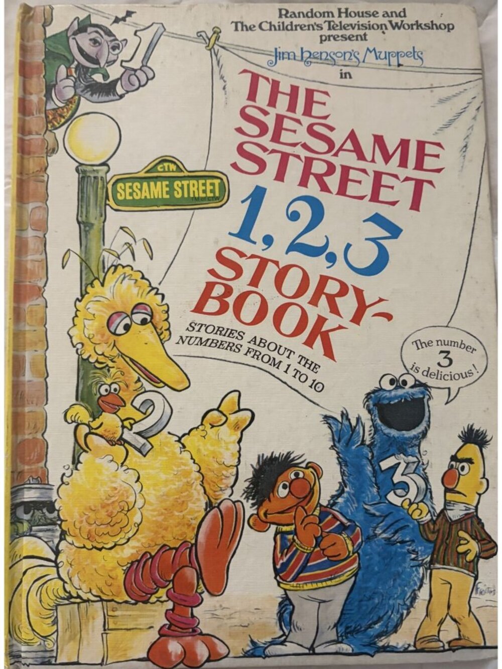 The Sesame Street 123 Storybook Hardcover 1973 Featuring Jim Hensons Muppets Sto